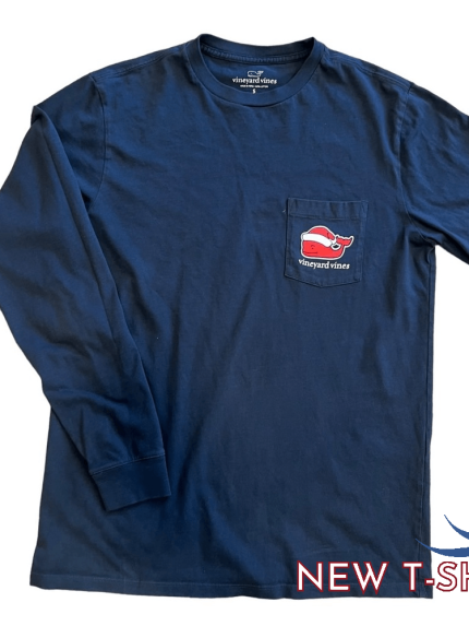 vineyard vines christmas long sleeve tee shirt naughty or nice sz s euc 0.png