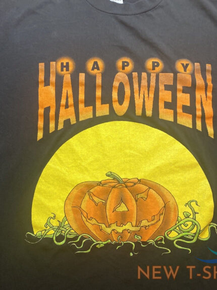 vintage 1990s tsi hurricane wv happy halloween evil pumpkin t shirt xl vtg 1.jpg