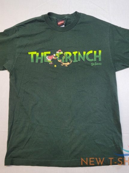 vintage 2001 y2k dr seuss how the grinch stole christmas large tshirt rare print 0.jpg