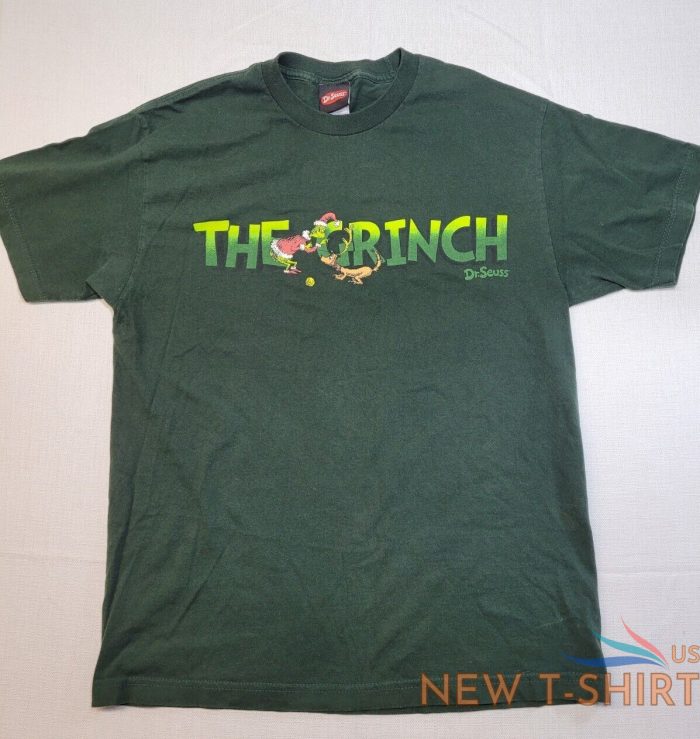 vintage 2001 y2k dr seuss how the grinch stole christmas large tshirt rare print 0.jpg