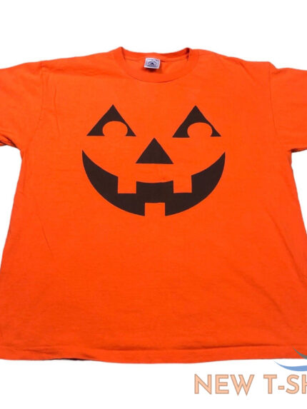 vintage 90s delta jack o lantern orange shirt adult size large 0.jpg