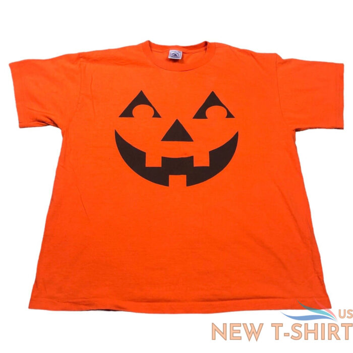 vintage 90s delta jack o lantern orange shirt adult size large 0.jpg