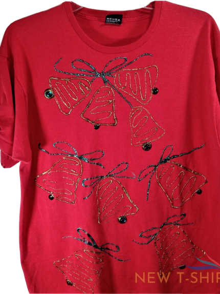 vintage christmas t shirt screen stars large x large usa 50 50 blend red 0.png