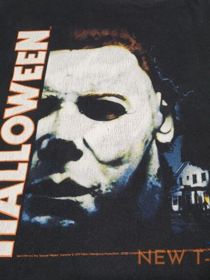 vintage halloween shirt 2006 horror movie michael myers scary promo 2xl 1.jpg