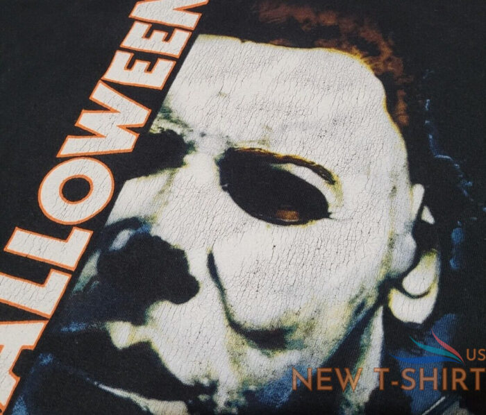 vintage halloween shirt 2006 horror movie michael myers scary promo 2xl 4.jpg