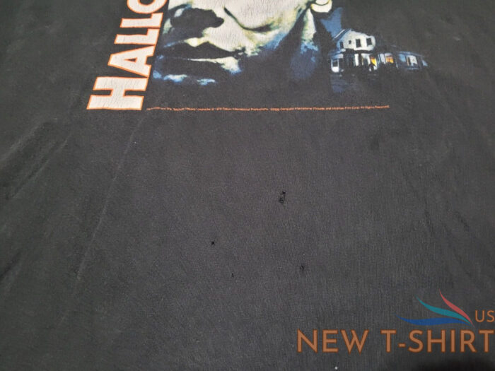 vintage halloween shirt 2006 horror movie michael myers scary promo 2xl 5.jpg