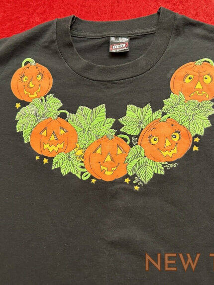 vintage halloween shirt pumpkin patch jack o lantern single stitch xl 1.jpg