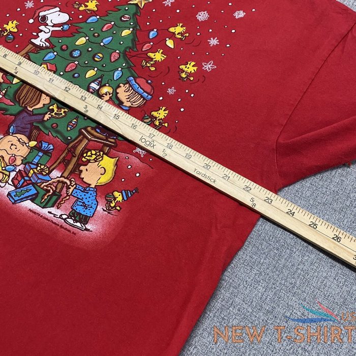 vintage peanuts gang charlie brown christmas shirt adult xl lot of 2 holiday tee 7.jpg