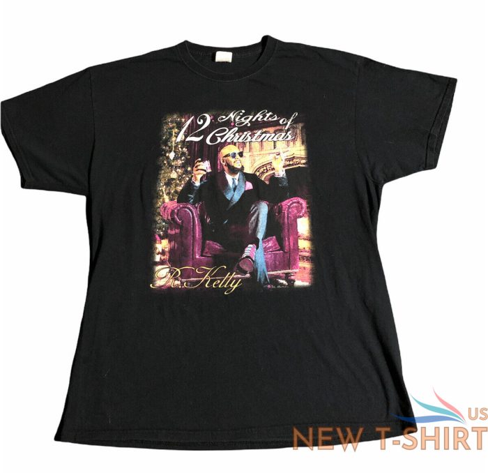 vintage r kelly 12 nights of christmas t shirt unisex xl 0.jpg