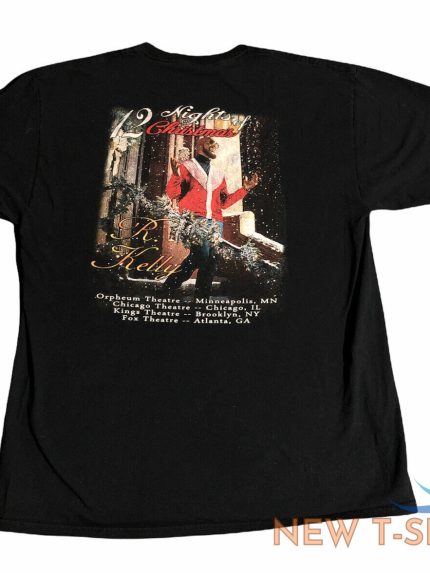 vintage r kelly 12 nights of christmas t shirt unisex xl 1.jpg