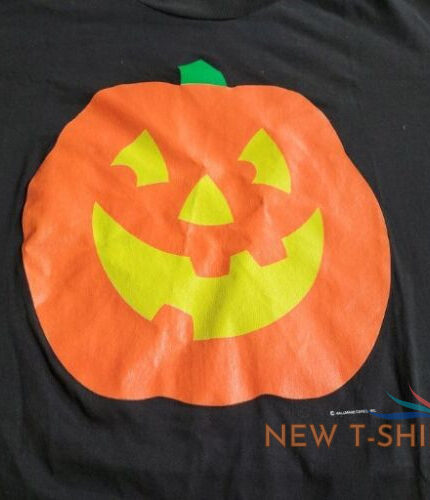 vintage single stitch sz xl halloween 1980s hallmark t shirt black pumpkin usa 1.jpg