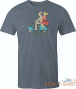 vintage vespa scooter couple printed on men s shirt free shipping 2.jpg