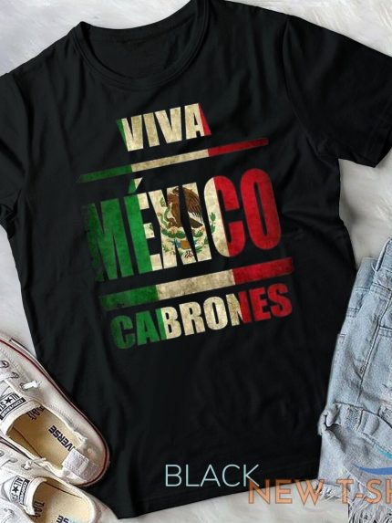 viva mexico cabrones and christmas mexico unisex t shirt 0.jpg