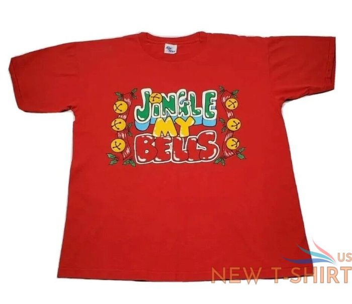 vtg fun tees jingle my bells christmas tshirt large made in usa single stitch 0.jpg