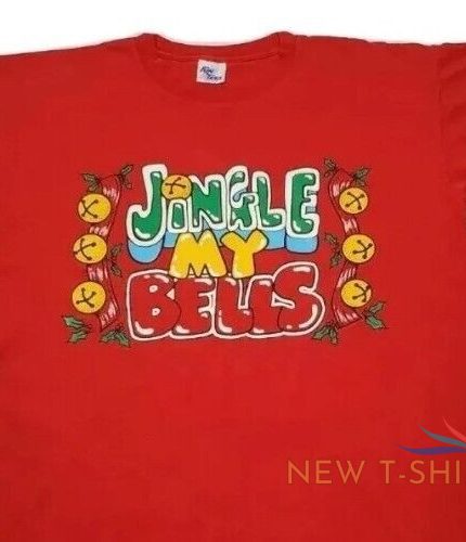 vtg fun tees jingle my bells christmas tshirt large made in usa single stitch 1.jpg