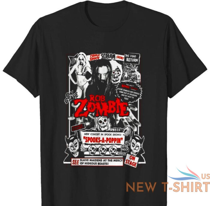 vtg rob zombie band art halloween t shirt black cotton size s 3xl for fans 0.jpg