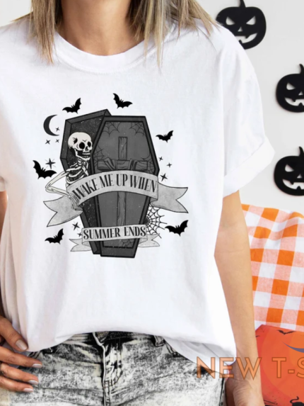 wake me up summer ends shirt summer halloween shirt halloween lovers shirt 0.png