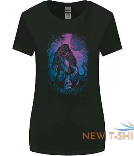 werewolf child wolf horror halloween womens wider cut t shirt 0.jpg