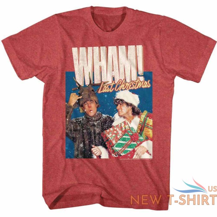 wham last christmas album cover art men s t shirt george michael xmas song tee 2.jpg