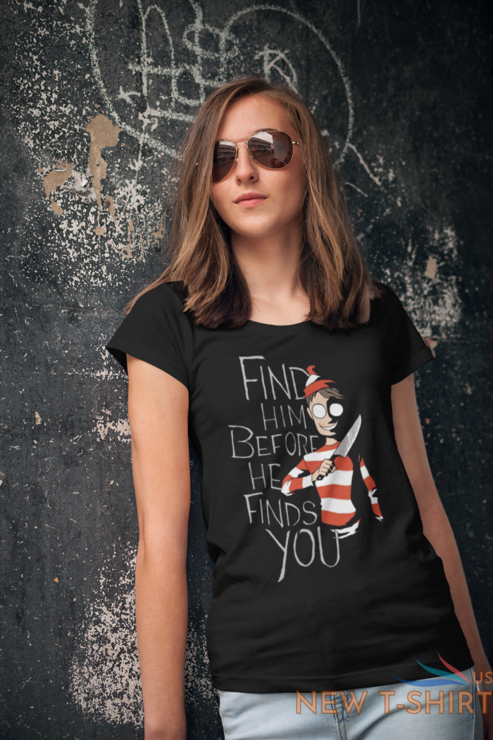 where s waldo t shirt unisex funny horror adult halloween sizes fall new 2 1.png