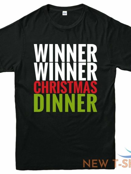 winner winner christmas dinner t shirt xmas wine party festive holiday tee shirt 1.jpg