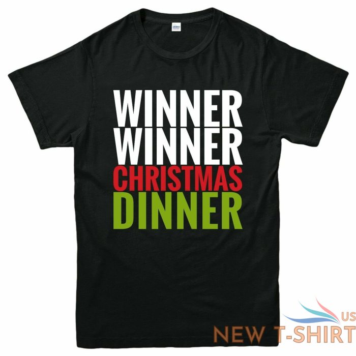 winner winner christmas dinner t shirt xmas wine party festive holiday tee shirt 1.jpg