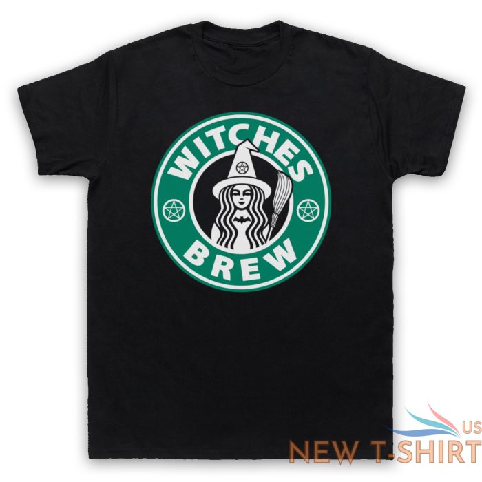 witches brew potion halloween star coffee parody funny mens womens t shirt 1.jpg