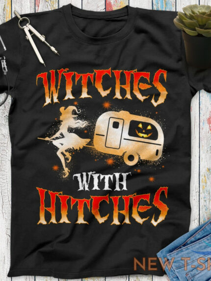 witches with hitches girl halloween for camper camping t shirt camp life shirt 0.jpg