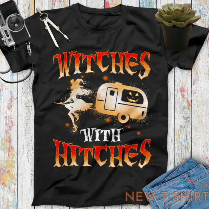 witches with hitches girl halloween for camper camping t shirt camp life shirt 0.jpg