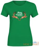 women merry christmas everyone t shirt reindeer print girls short sleeve top 2.jpg