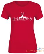 women reindeer print christmas is coming t shirt girls xmas short sleeve top 0.jpg