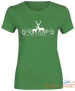 women reindeer print christmas is coming t shirt girls xmas short sleeve top 2.jpg