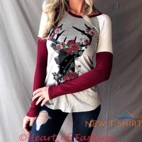 women s long sleeve holiday raglan top tee shirt with deer graphic christmas 7.jpg