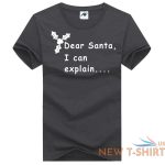 women s printed dear santa i can explain christmas t shirts round neck tee top 3.jpg