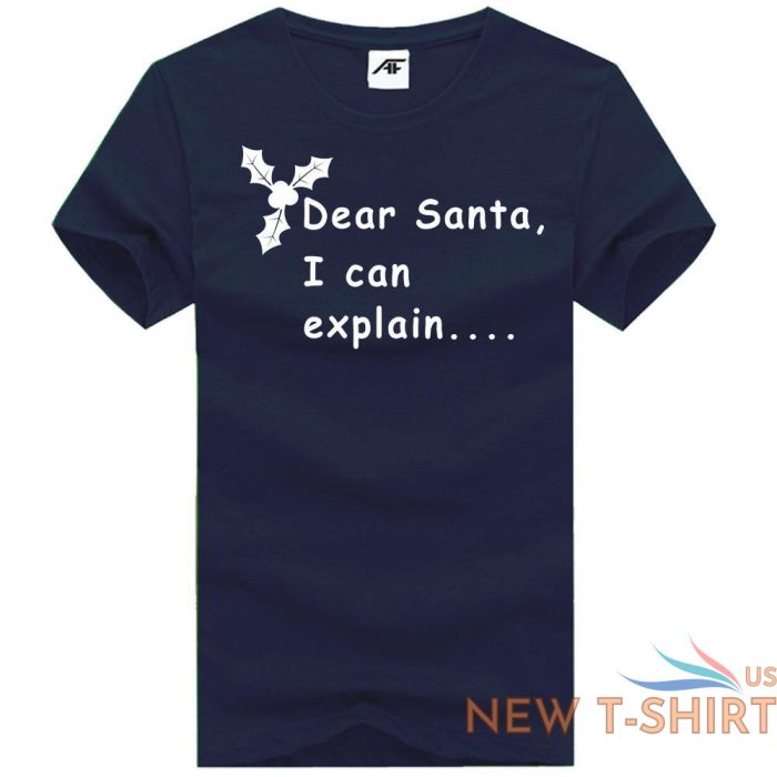 women s printed dear santa i can explain christmas t shirts round neck tee top 6.jpg