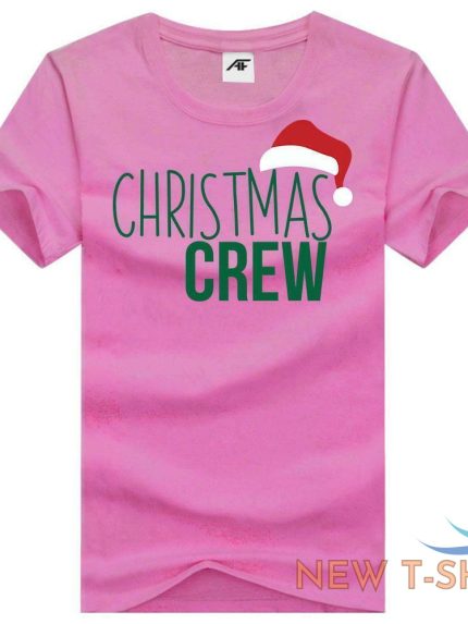 womens christmas crew printed t shirt girls short sleeve fancy casual shirt 0.jpg