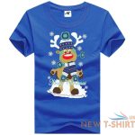 womens girls reindeer merry christmas printed t shirt short sleeve novlety top 0.jpg