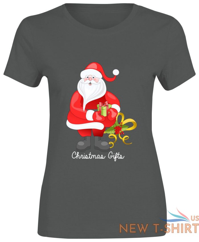 womens girls santa christmas gifts print t shirt 3.jpg