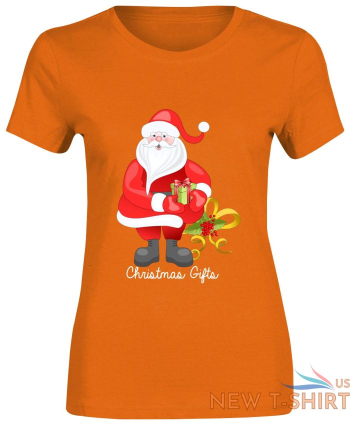 womens girls santa christmas gifts print t shirt 8.jpg