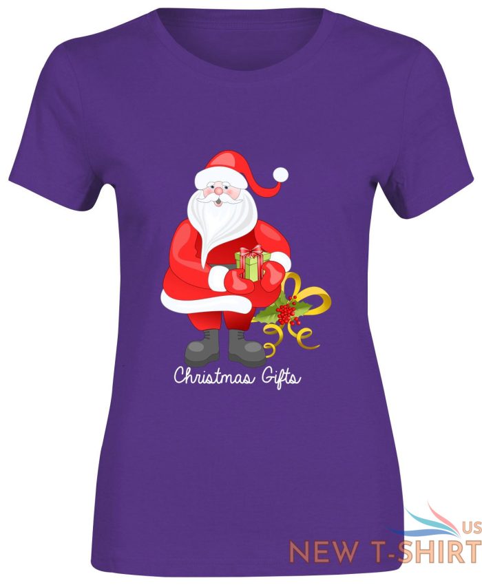 womens girls santa christmas gifts print t shirt 9.jpg