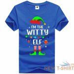 womens i m the witty elf printt shirt girls short sleeve fancy xmas shirt 9.jpg