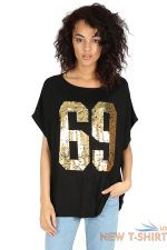 womens ladies batwing sleeve printed off shoulder bardot oversized t shirt top 1.jpg