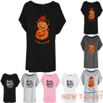 womens ladies trick or treat pumpkin oversized baggy batwing halloween t shirt 0.jpg