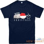 xmas sleeping cat merry christmas t shirt funny christmas gift printed tee shirt 2.jpg