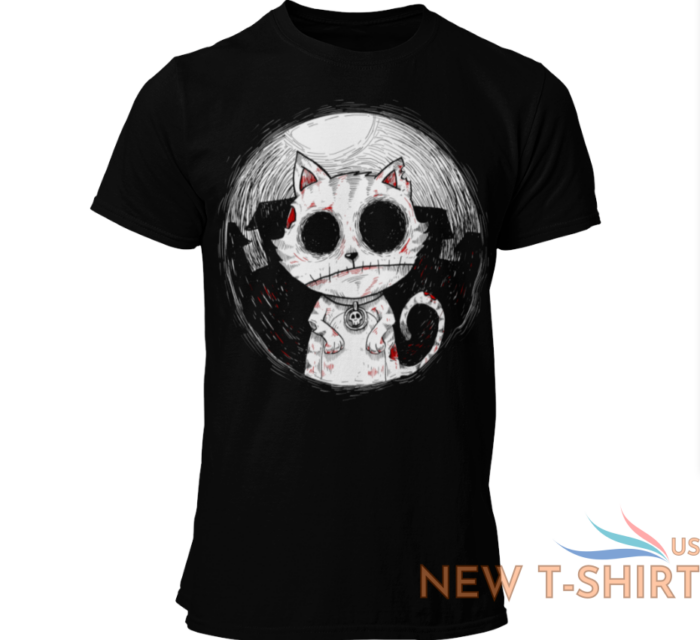 zombie cat mens t shirt goth rock burton halloween spooky undead kitty nightmare 0.png