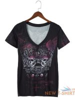 affliction style womens t shirt black purple skull crosses graphic vintage y2k 0.jpg