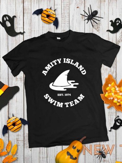 amity island swim team t shirt jaws film movie halloween party tee top funny 0.jpg