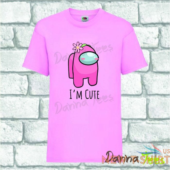 among us im cute girls t shirt gaming gamer youtube xmas birthday presents 2.jpg