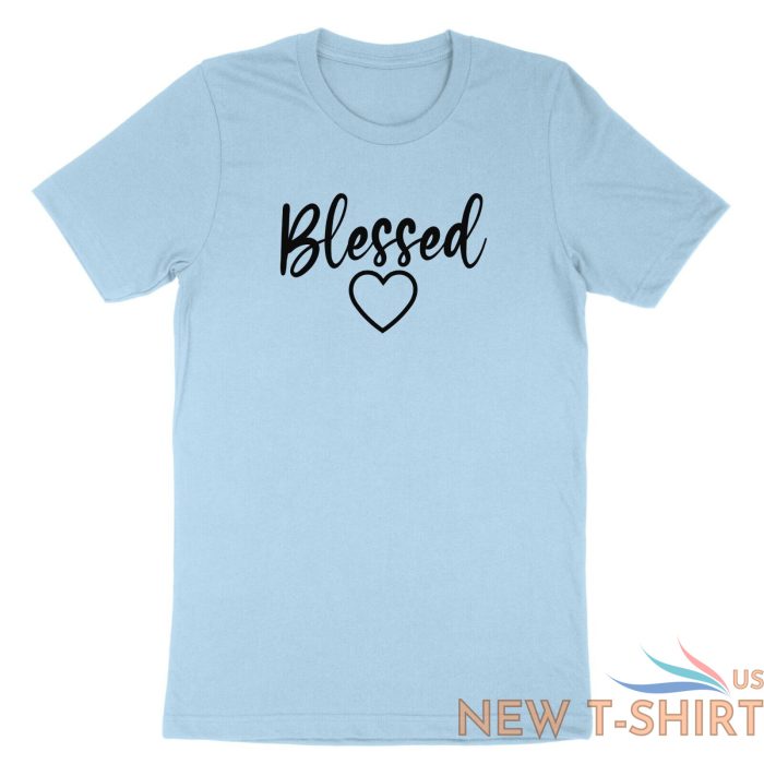 blessed shirt thankful t shirt casual letter print tee cute simple sayings heart 4.jpg