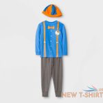 blippi pajamas hat boy girl toddler 2t 3t 4t 5t shirt pants costume set outfit 0.jpg